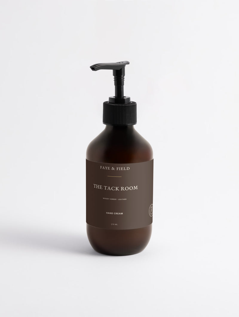 The Tack Room - Silk Skin Hand Cream - Woody Amber & Leather - 270ml