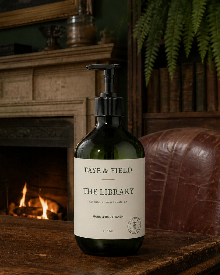 The Library - Hand & Body Wash - Patchouli & Amber Vanilla - 490ml