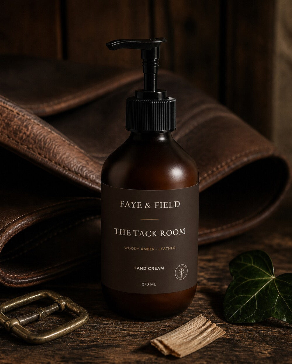 The Tack Room - Silk Skin Hand Cream - Woody Amber & Leather - 270ml