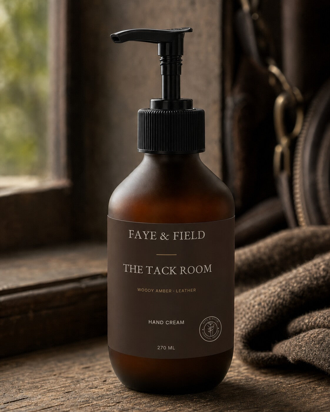 The Tack Room - Silk Skin Hand Cream - Woody Amber & Leather - 270ml