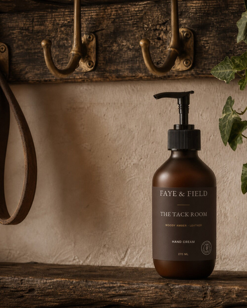 The Tack Room - Silk Skin Hand Cream - Woody Amber & Leather - 270ml